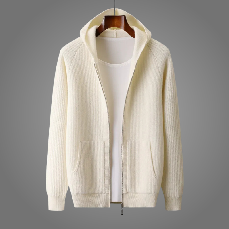 Unisex Lanca Full Zip Hoodie, lightweight & comfortable for versatile everyday style.