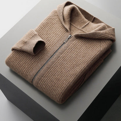 Lightweight unisex full zip hoodie featuring a honeycomb texture, great for layering.