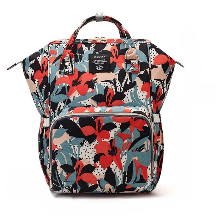 Organizer waterproof diaper backpack, large capacity for baby essentials, unisex & stylish for travel.