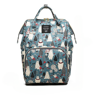 Versatile baby nappy backpack, large capacity & waterproof, perfect for parents on trips with their baby.