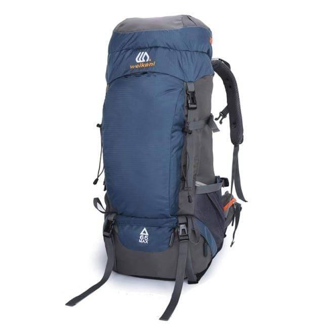 Nylon hiking backpack, unisex design, spacious for mountain climbing and outdoor activities