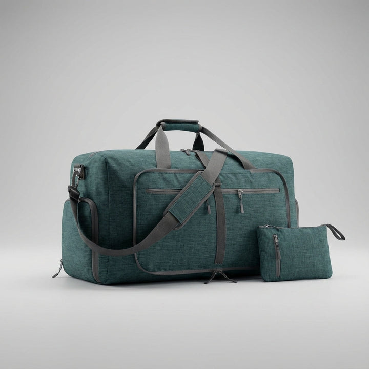Large unisex travel duffel, foldable for easy storage. Great weekend bag or carry-on.
