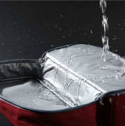 Spacious multi-compartment travel toiletry bag, perfect for organizing makeup, cosmetics & travel accessories.