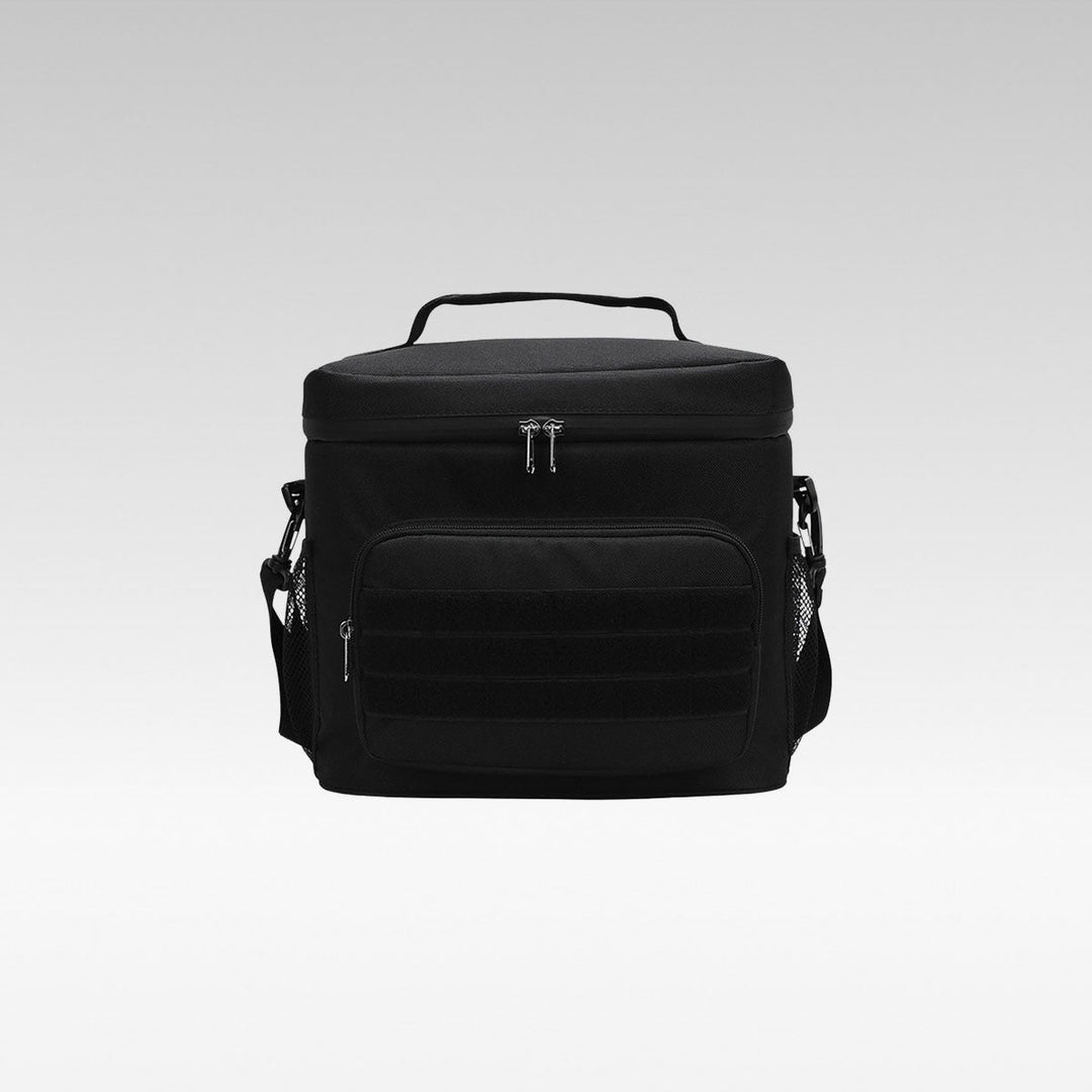Unisex leakproof rigid insulated lunch cooler tote, ideal for camping food storage.