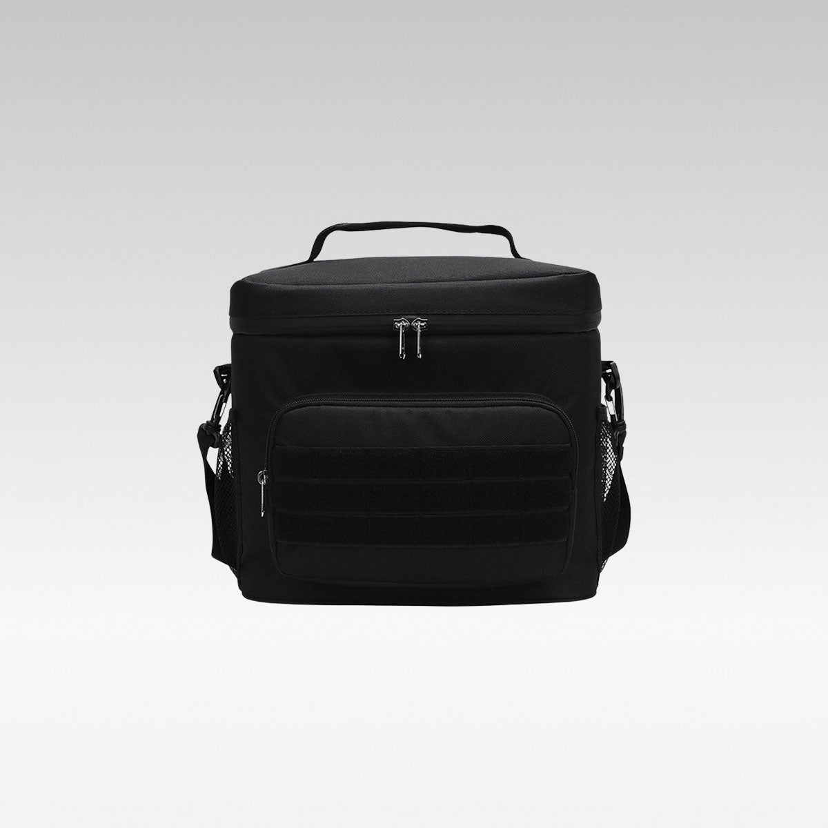 Unisex leakproof rigid insulated lunch cooler tote, ideal for camping food storage.