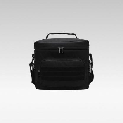 Unisex leakproof rigid insulated lunch cooler tote, ideal for camping food storage.