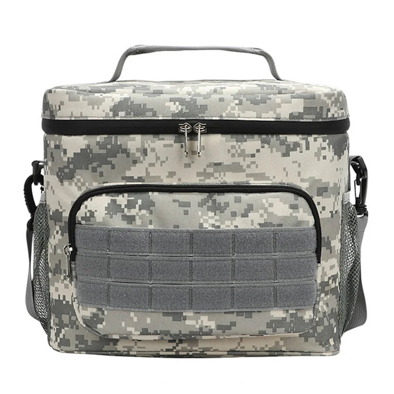 Insulated food warmer bag, leakproof and sturdy for safe transport of meals outdoor.
