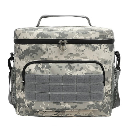 Insulated food warmer bag, leakproof and sturdy for safe transport of meals outdoor.