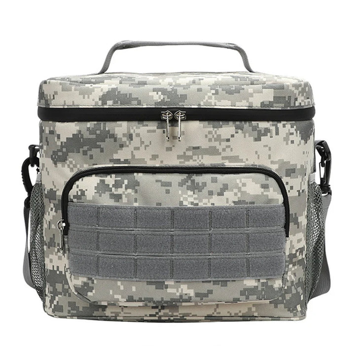 Insulated food warmer bag, leakproof and sturdy for safe transport of meals outdoor.