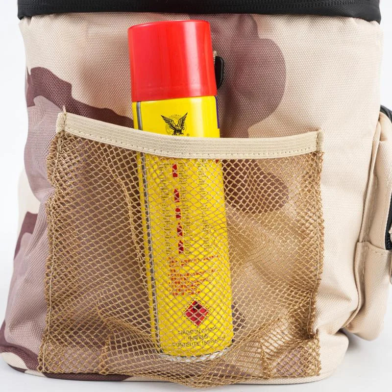 Versatile insulated lunch tote, leakproof and rigid, a must-have for camping storage.