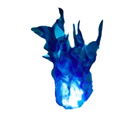Unisex LED Floating Fireball Prop for Halloween costumes, a glowing magical ornament perfect for wizard or witch outfits.