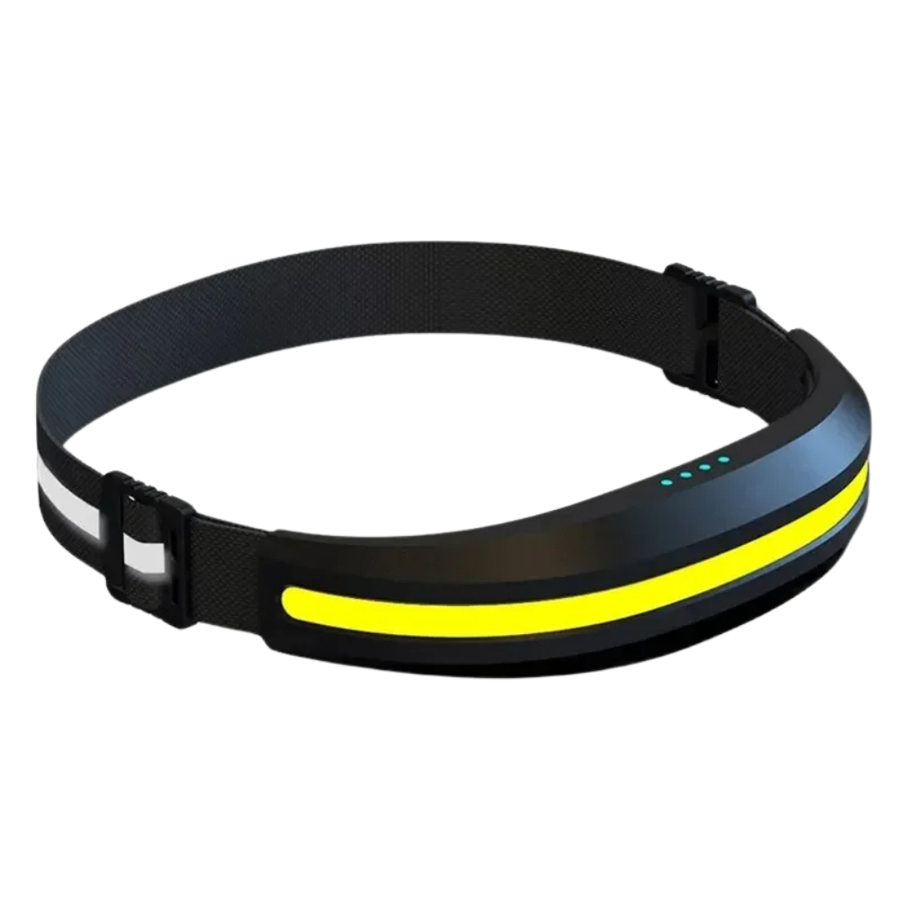 Unisex LED headlamp for camping, hiking & outdoor adventures, bright adjustable beam