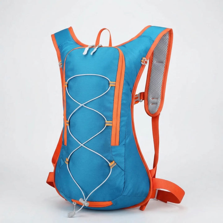 Lightweight 12L hydration running backpack with water repellent design. Perfect for trail running.