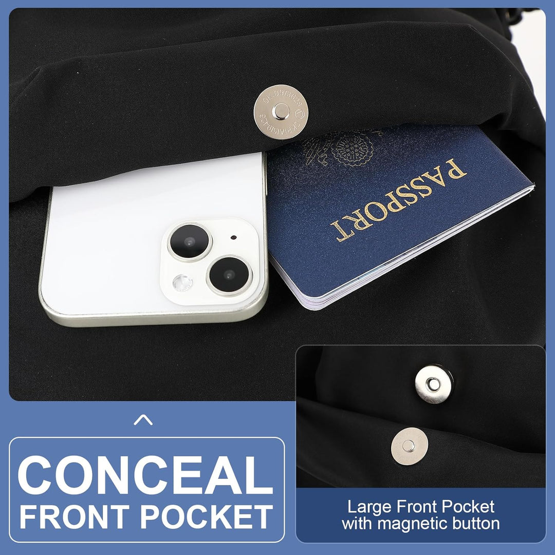 Modern unisex laptop bag, water-resistant for daily use & tech protection.