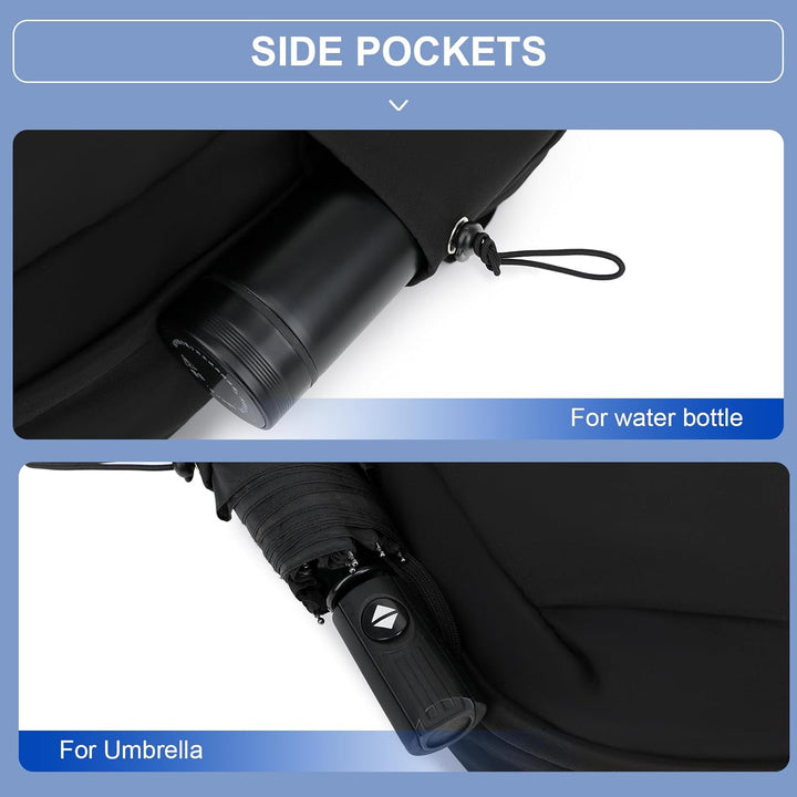 Professional work backpack, lightweight with a 15.6-inch laptop compartment.