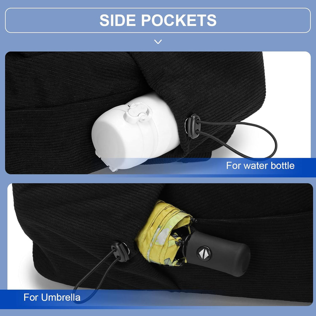 Practical multi-pocket school backpack, water-resistant for books & laptop.
