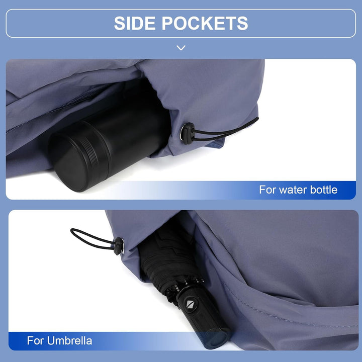 Secure 15.6" laptop backpack, water-resistant for all-weather commutes.