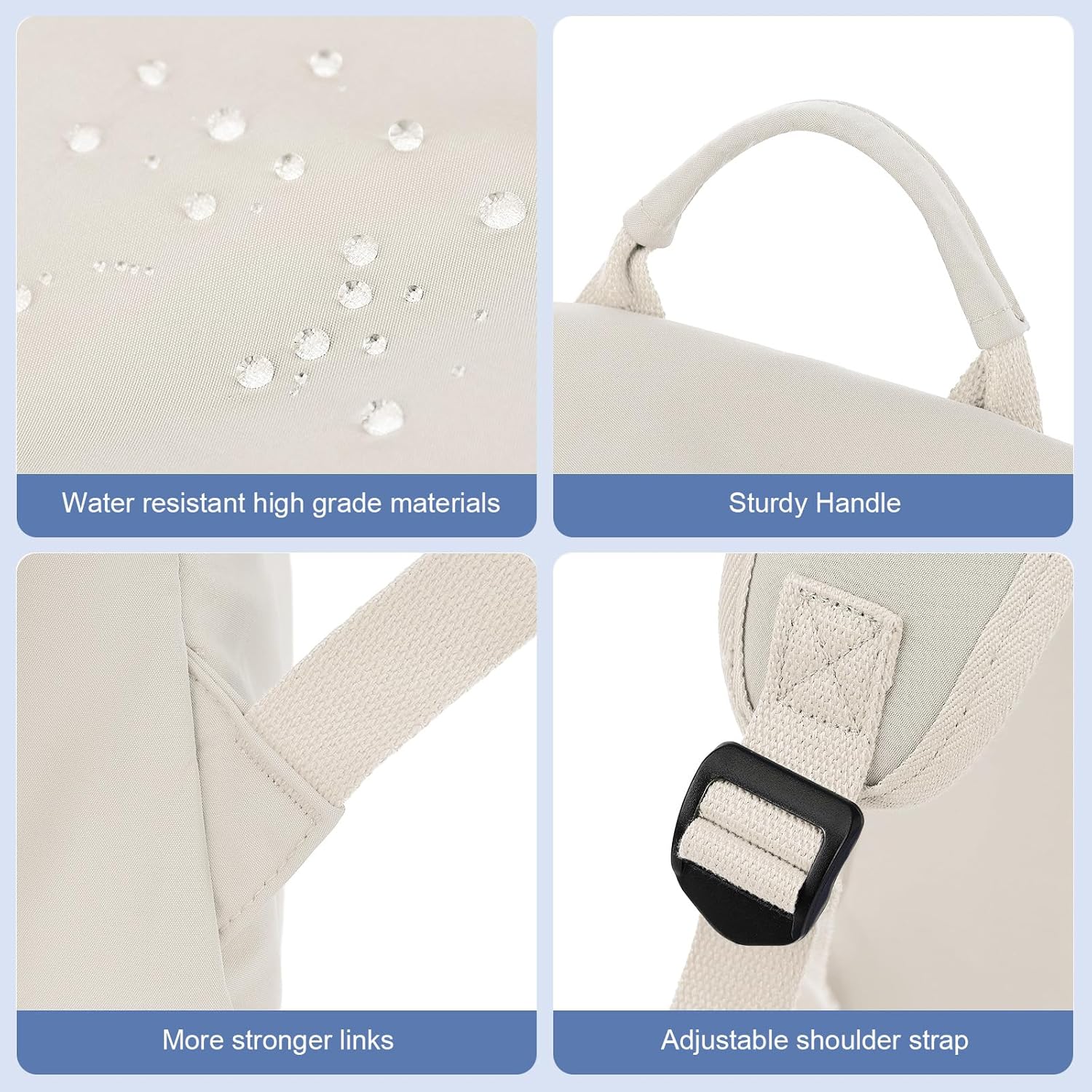 Water-resistant school backpack with ample storage & laptop compartment.