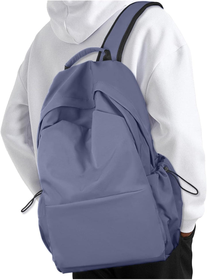 Lightweight work backpack, unisex design with multi-pockets for organization.