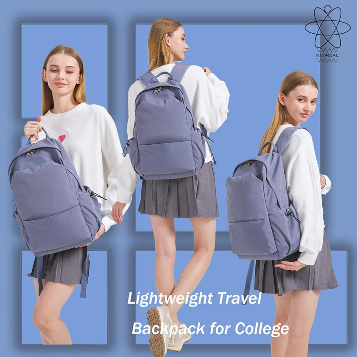 Commuter-friendly 15.6" laptop backpack, water-resistant for daily urban travel.