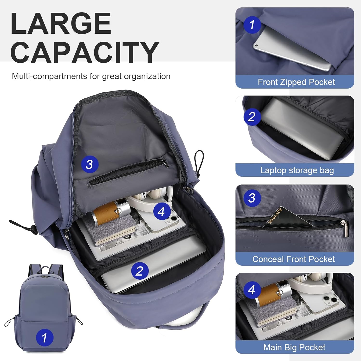 Ergonomic and lightweight TravelPro backpack, perfect for extended wear.
