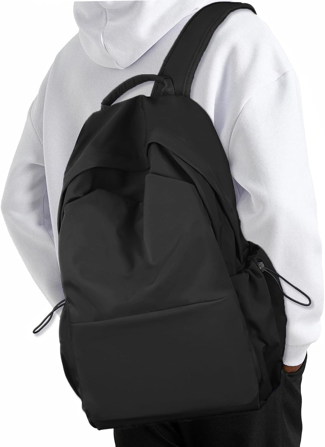 Ergonomic design of a unisex 15.6" laptop backpack, ideal for college.
