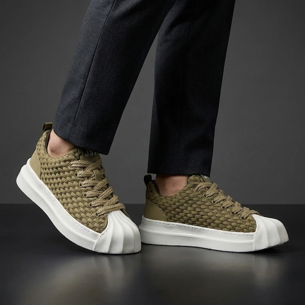 Unisex lightweight air cushion sneakers for ultimate walking comfort & athletic support. Breathable footwear.