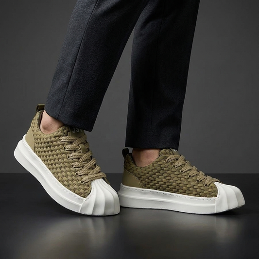 Unisex lightweight air cushion sneakers for ultimate walking comfort & athletic support. Breathable footwear.