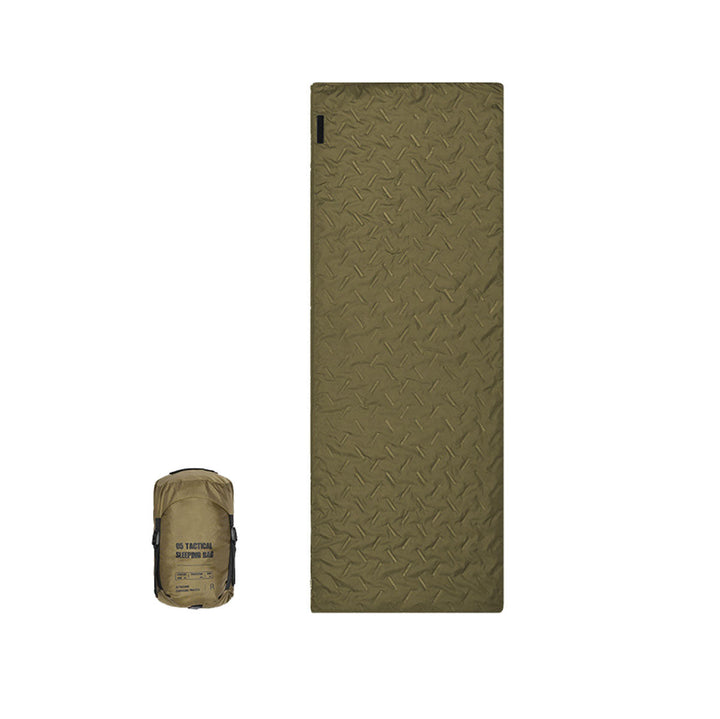 Portable all-season wide sleeping bag for superior camping comfort