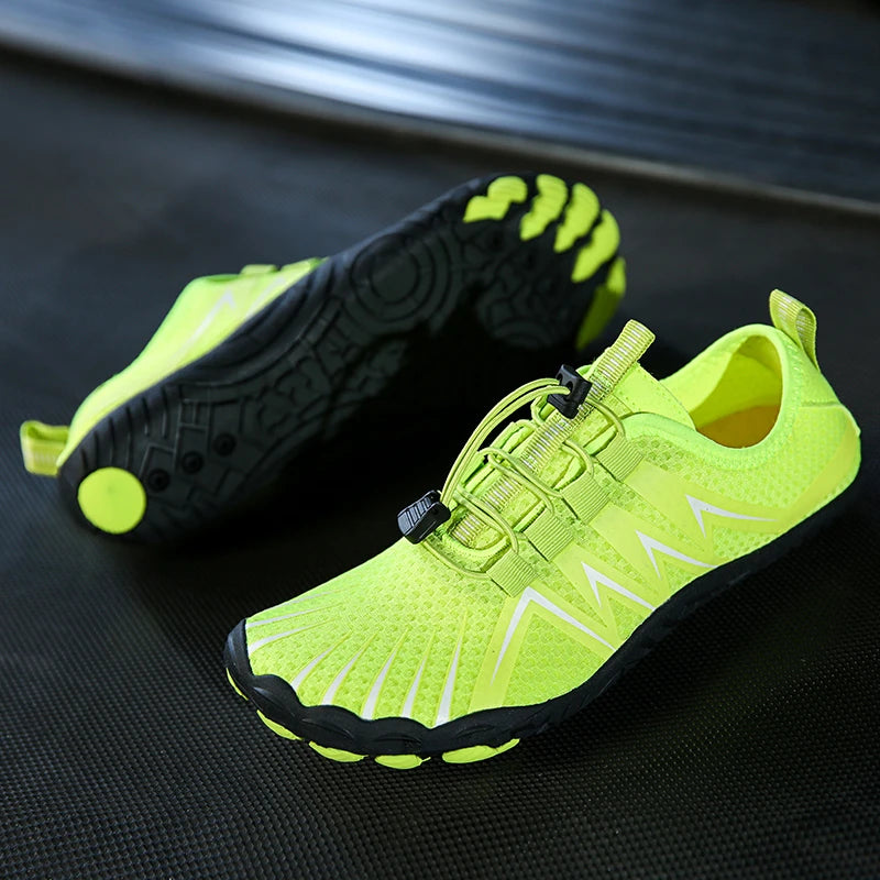 Promote foot health with these lightweight unisex barefoot shoes & wide toe box.