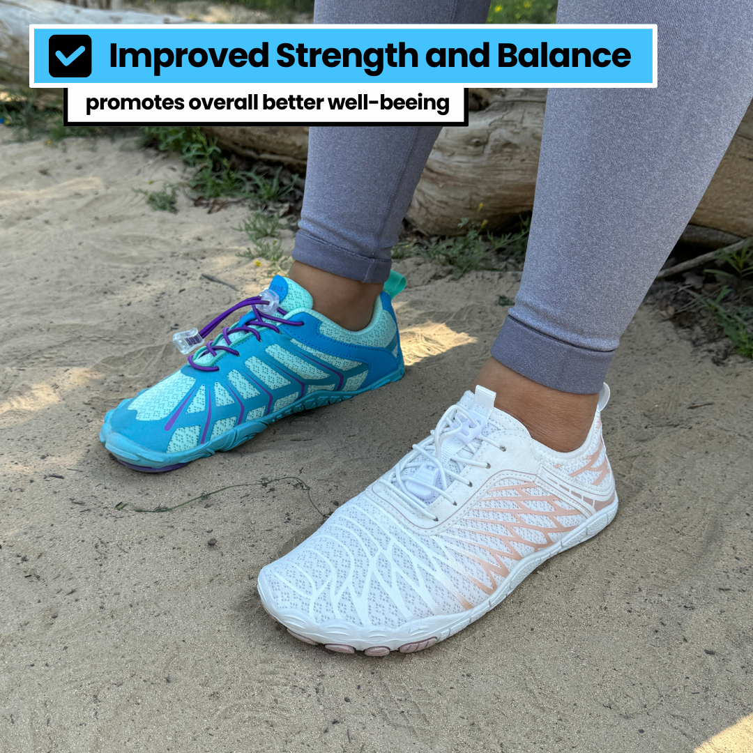 Comfortable unisex athletic barefoot shoes, lightweight, wide toe box for natural agility.