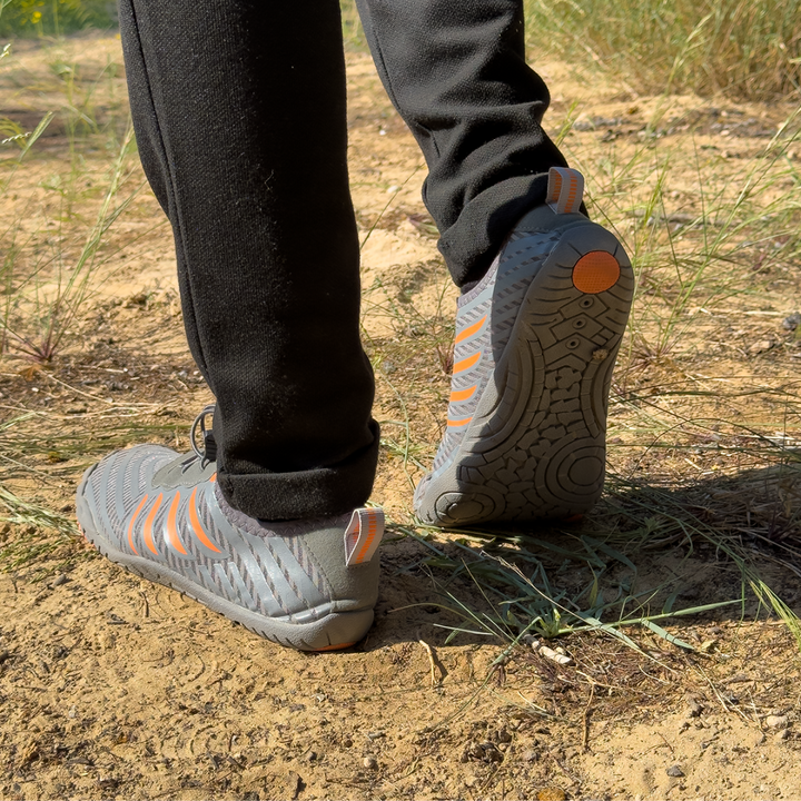 Breathable unisex barefoot shoes, lightweight with wide toe box for natural movement.
