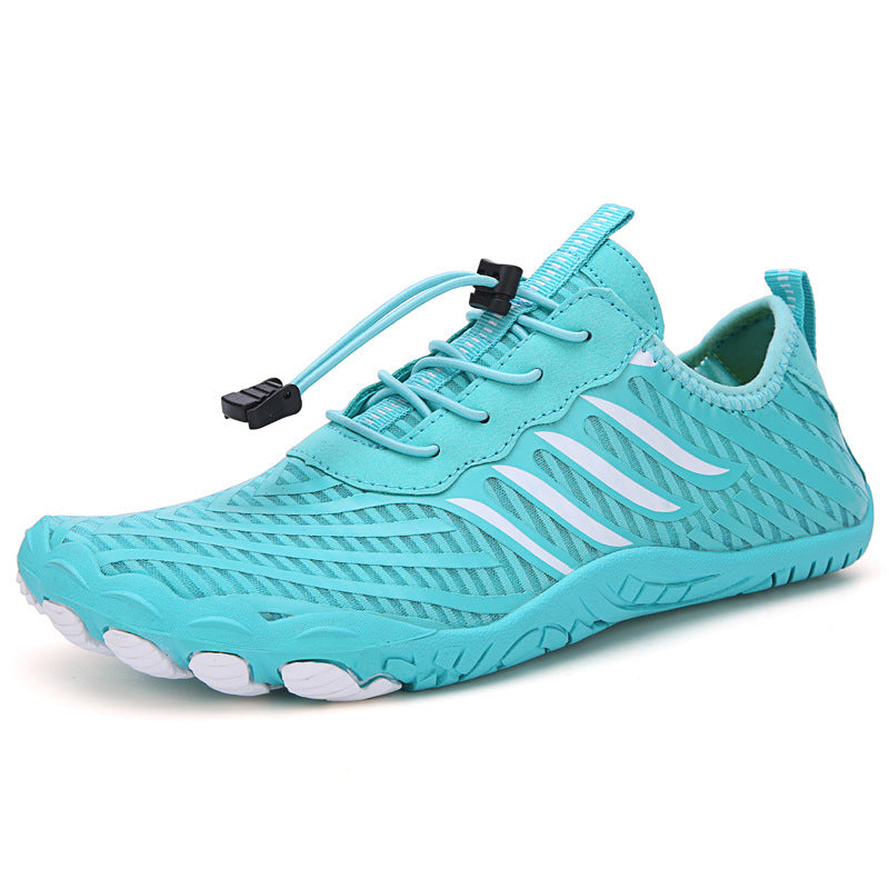 Flexible sole barefoot shoes, lightweight & breathable with wide toe box for natural feel.