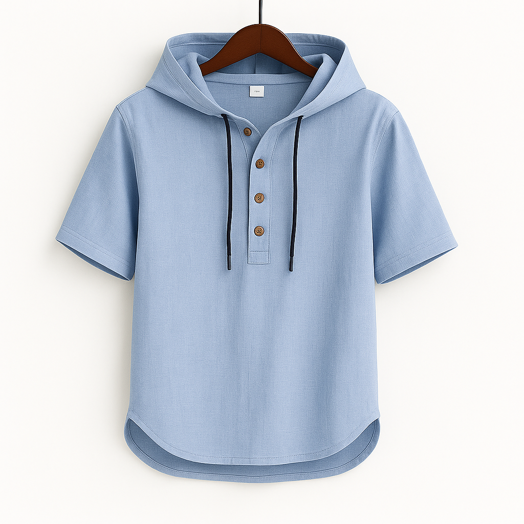 Unisex lightweight breathable hoodie for summer & spring comfort. Casual pullover with relaxed fit.