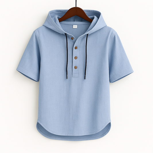 Unisex lightweight breathable hoodie for summer & spring comfort. Casual pullover with relaxed fit.