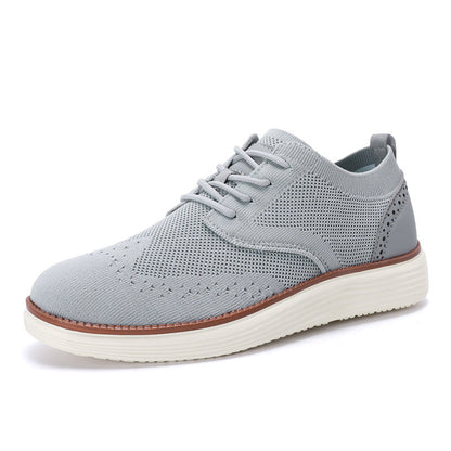 High-angle shot of versatile unisex travel shoes with an athletic design, light and comfortable.