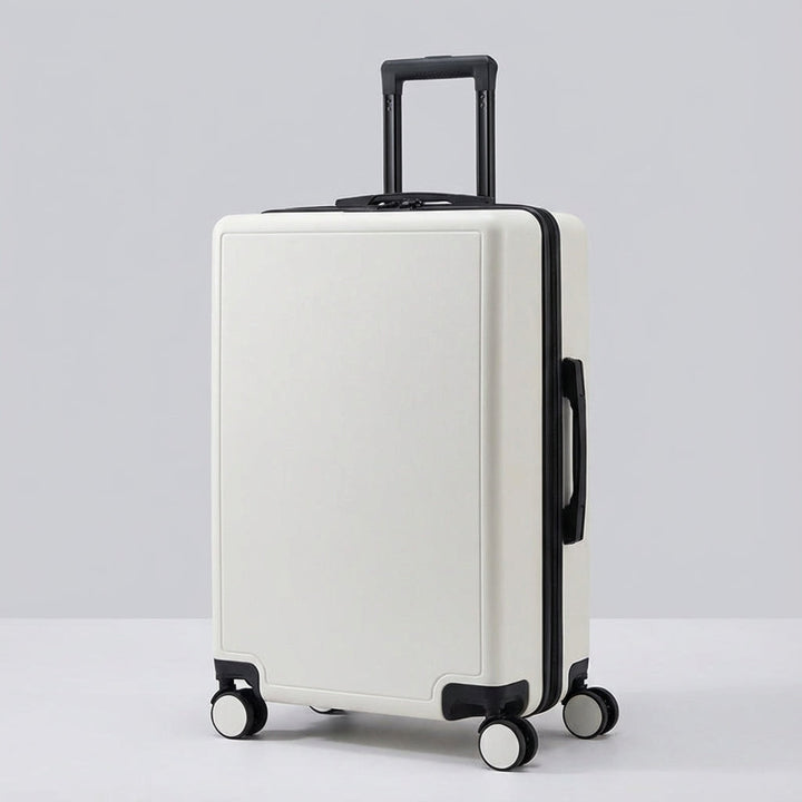 Effortless travel with this lightweight unisex carry-on suitcase, featuring spinner wheels & secure zip.