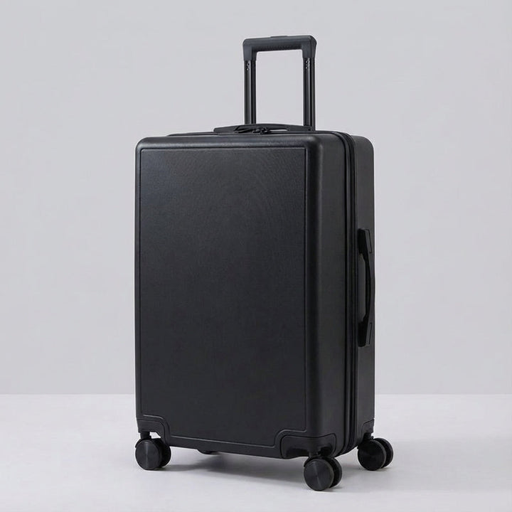 Compact & lightweight unisex cabin baggage, a durable travel essential with smooth spinner wheels.