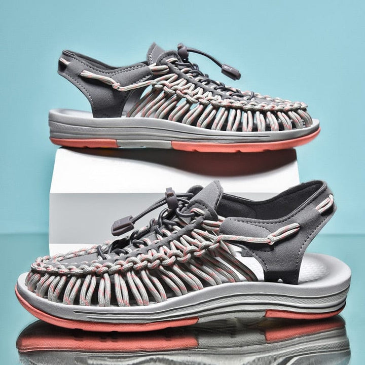 Vacation-ready unisex comfort sandals, light and easy to pack for travel.