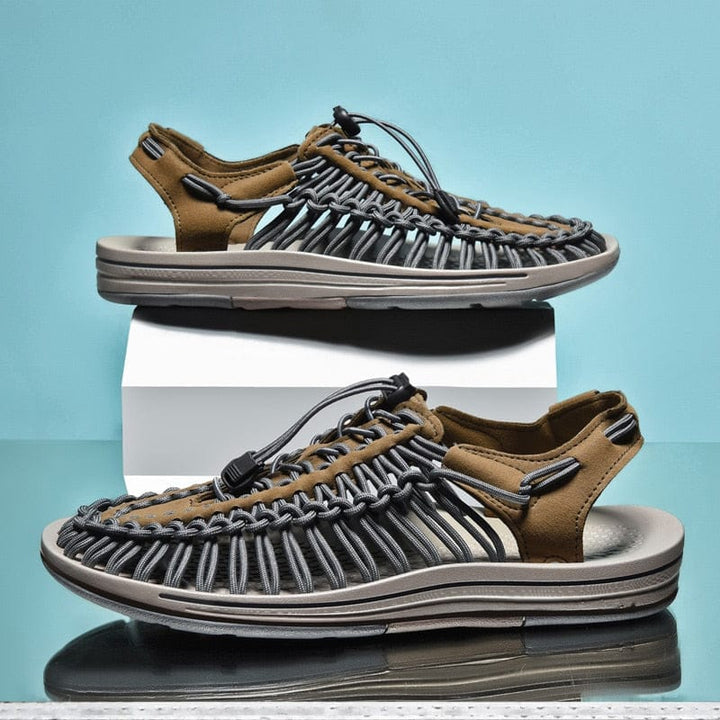 Ergonomic comfort sandals, lightweight design for all-day support.