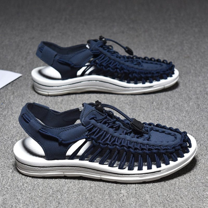 Breathable unisex walking sandals, keeping feet cool in summer.