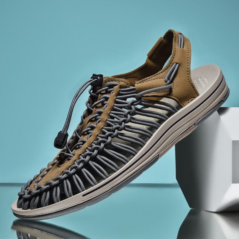 Travel-friendly lightweight sandals, easy to slip on for adventures.