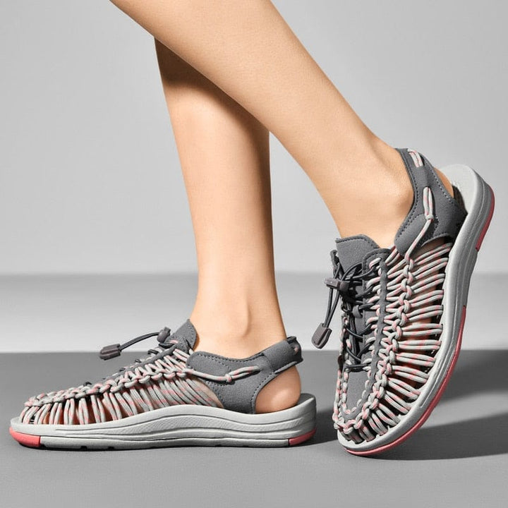 Adjustable strap lightweight sandals for a custom fit, all-day comfort.