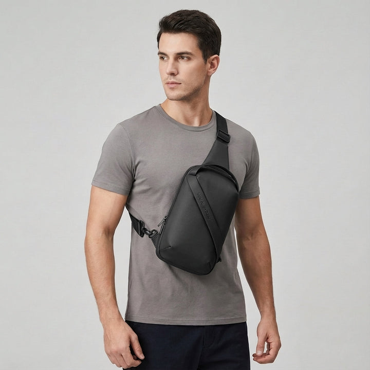 Versatile waterproof crossbody shoulder bag for men & women. Keep daily essentials safe & dry for travel.