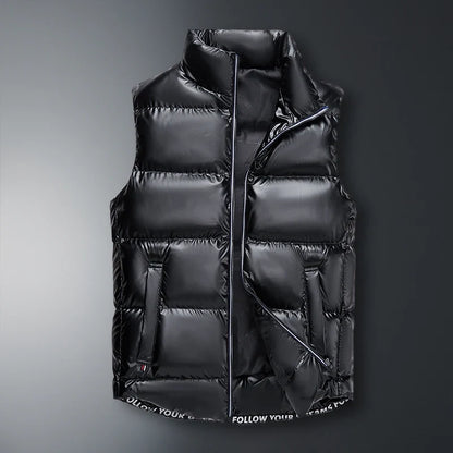 High-quality unisex down vest, lightweight and warm. Essential layering for winter & cold weather.