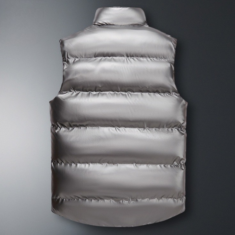 Modern unisex lightweight down vest. Essential winter layering piece, perfect for everyday comfort.