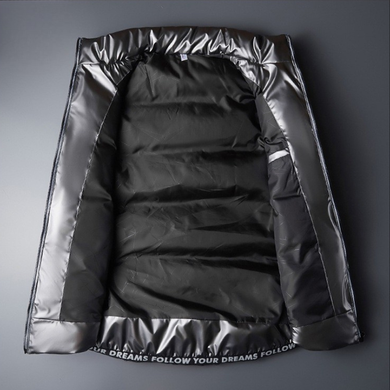 Cozy unisex puffer vest with duck down. Lightweight warmth for winter outerwear and cold weather.