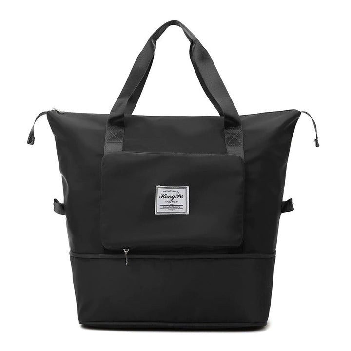 Unisex lightweight expandable weekender travel bag. Waterproof, perfect as a carry-on or overnight duffel.