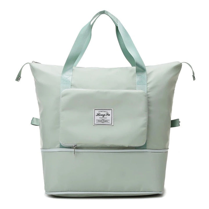Stylish lightweight duffel bag, waterproof & expandable. Your go-to carry-all for weekend adventures.