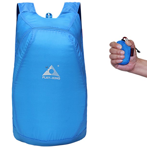 Compact 20L foldable daypack, perfect for adventurers seeking a lightweight, water-resistant solution.